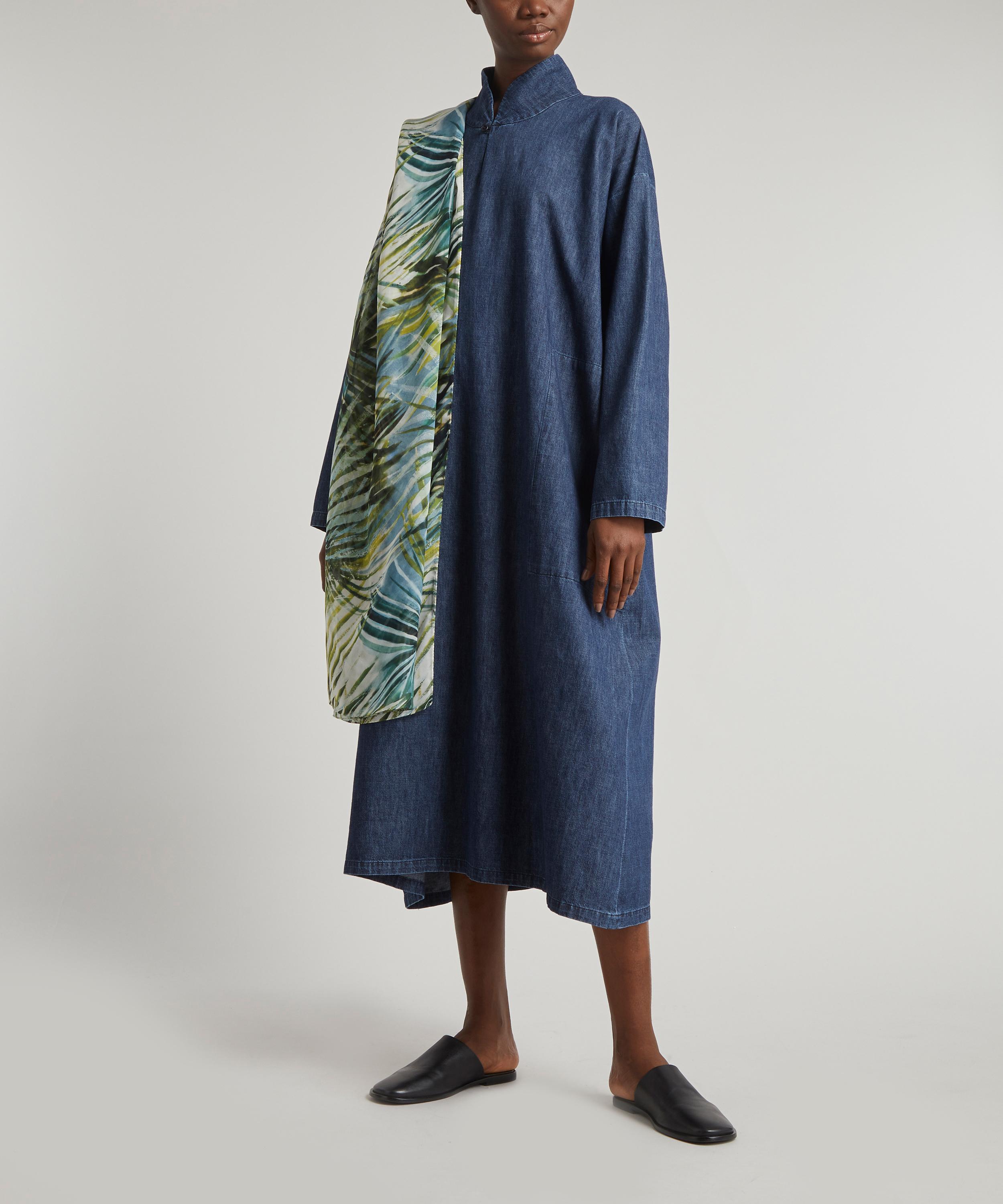 Eskandar - Chinese Collar A-Line Dress image number 1