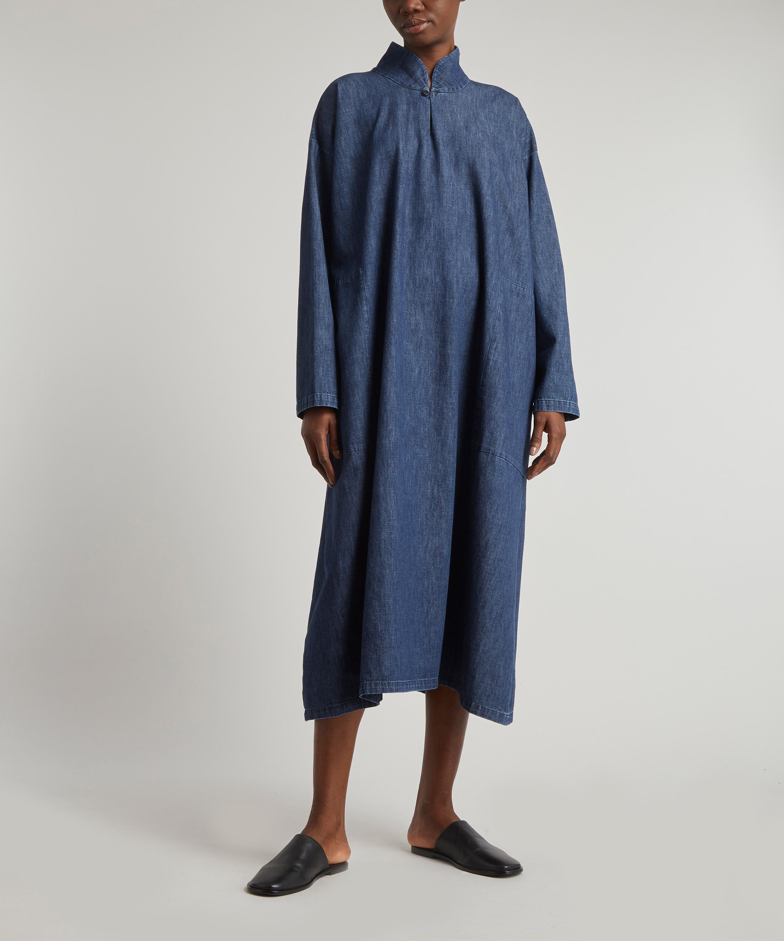Eskandar - Chinese Collar A-Line Dress image number 2