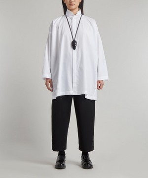 Eskandar - Oversized Cotton Shirt image number 1