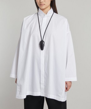 Eskandar - Oversized Cotton Shirt image number 2