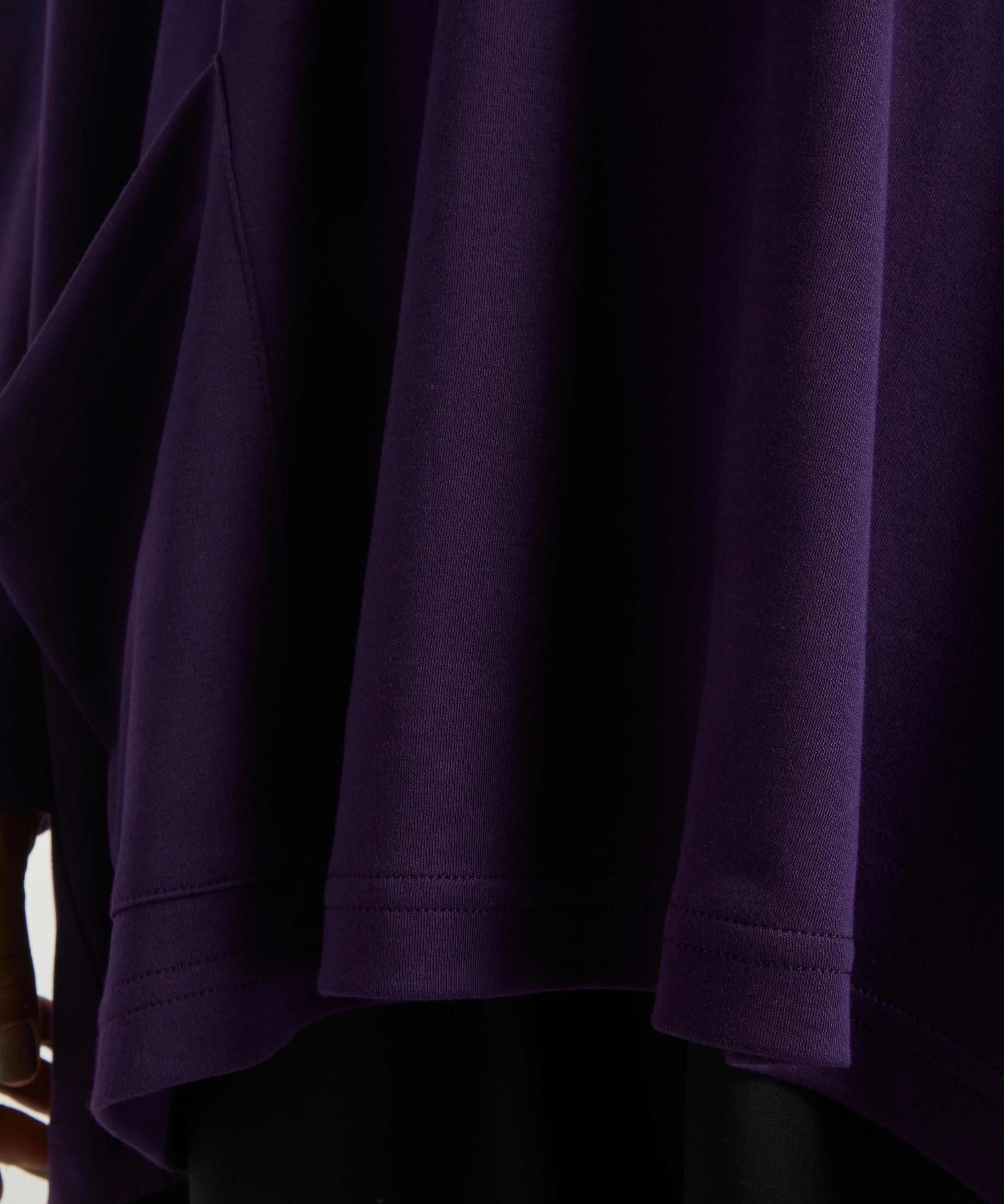 Eskandar - Long Sleeve Angled Patch-Pocket V-Neck T-Shirt image number 4