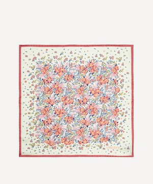 Liberty - Swirling Petals Printed Silk Pocket Square image number 2