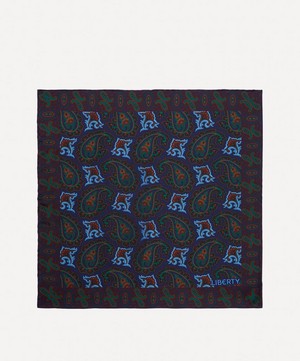 Liberty - Cromwell Printed Silk Pocket Square image number 2