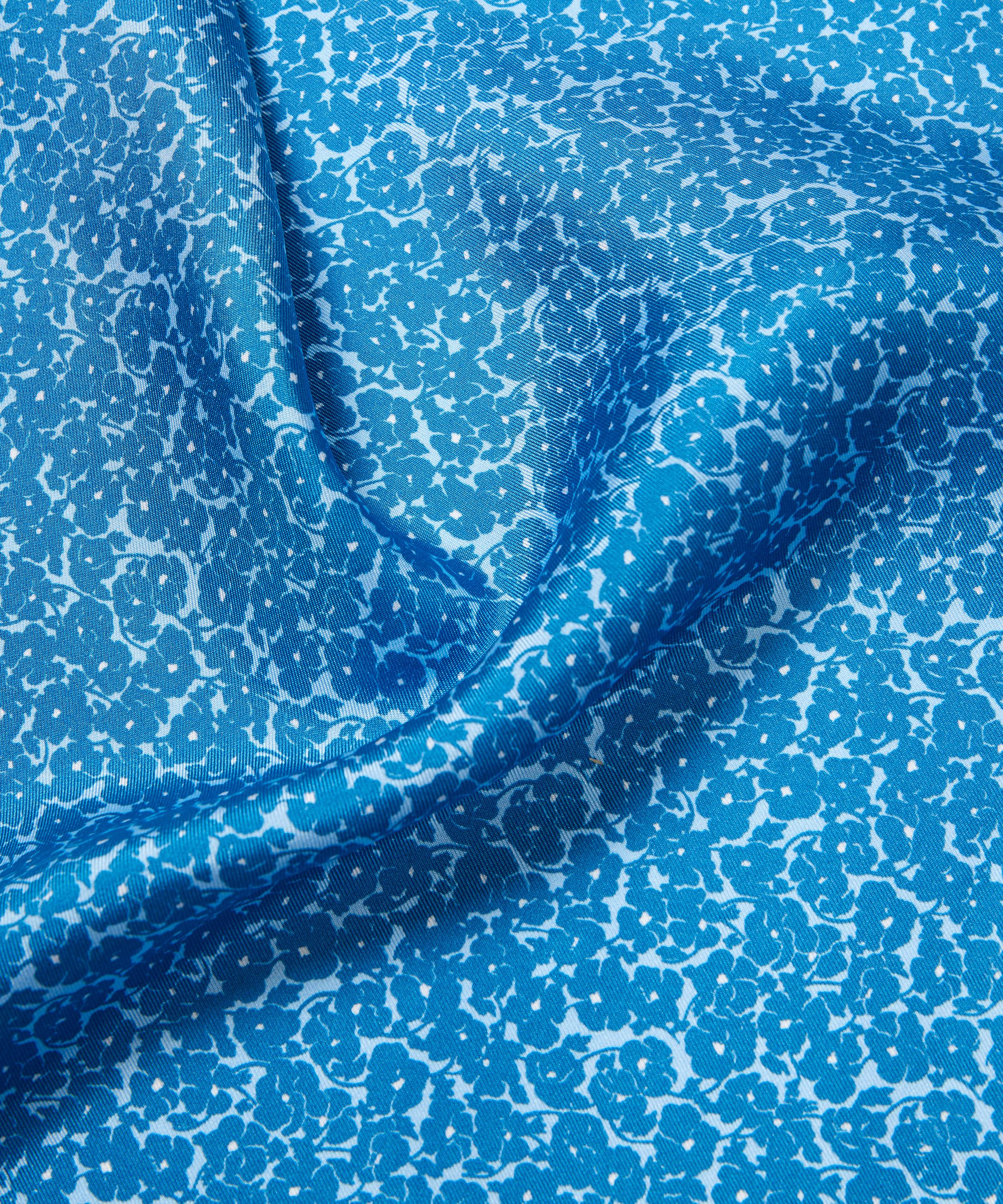 Liberty - Poppy Shadow Printed Silk Pocket Square image number 3