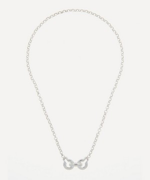 Annika Inez - Sterling Silver Large Ample Clasp Chain Necklace image number 0