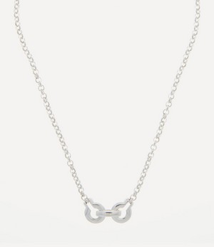 Annika Inez - Sterling Silver Large Ample Clasp Chain Necklace image number 2