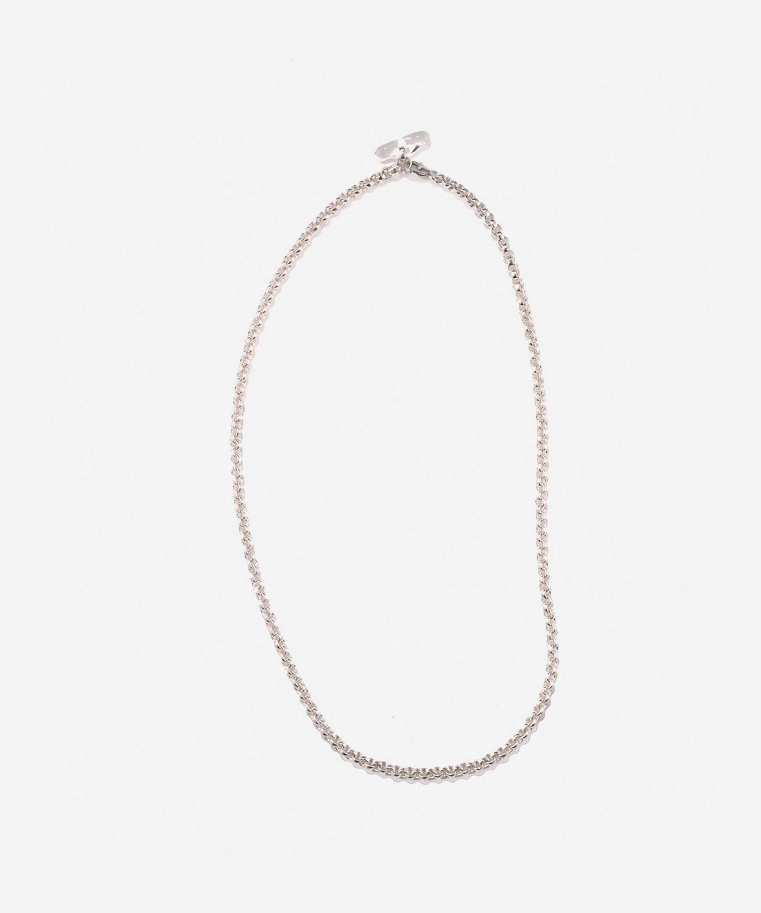 Annika Inez - Sterling Silver Heavy Rolo Chain Necklace image number 0