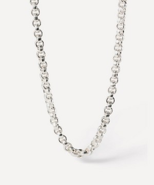 Annika Inez - Sterling Silver Heavy Rolo Chain Necklace image number 2