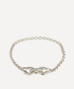 Annika Inez - Sterling Silver Chunky Ample Clasp Chain Bracelet image number 0