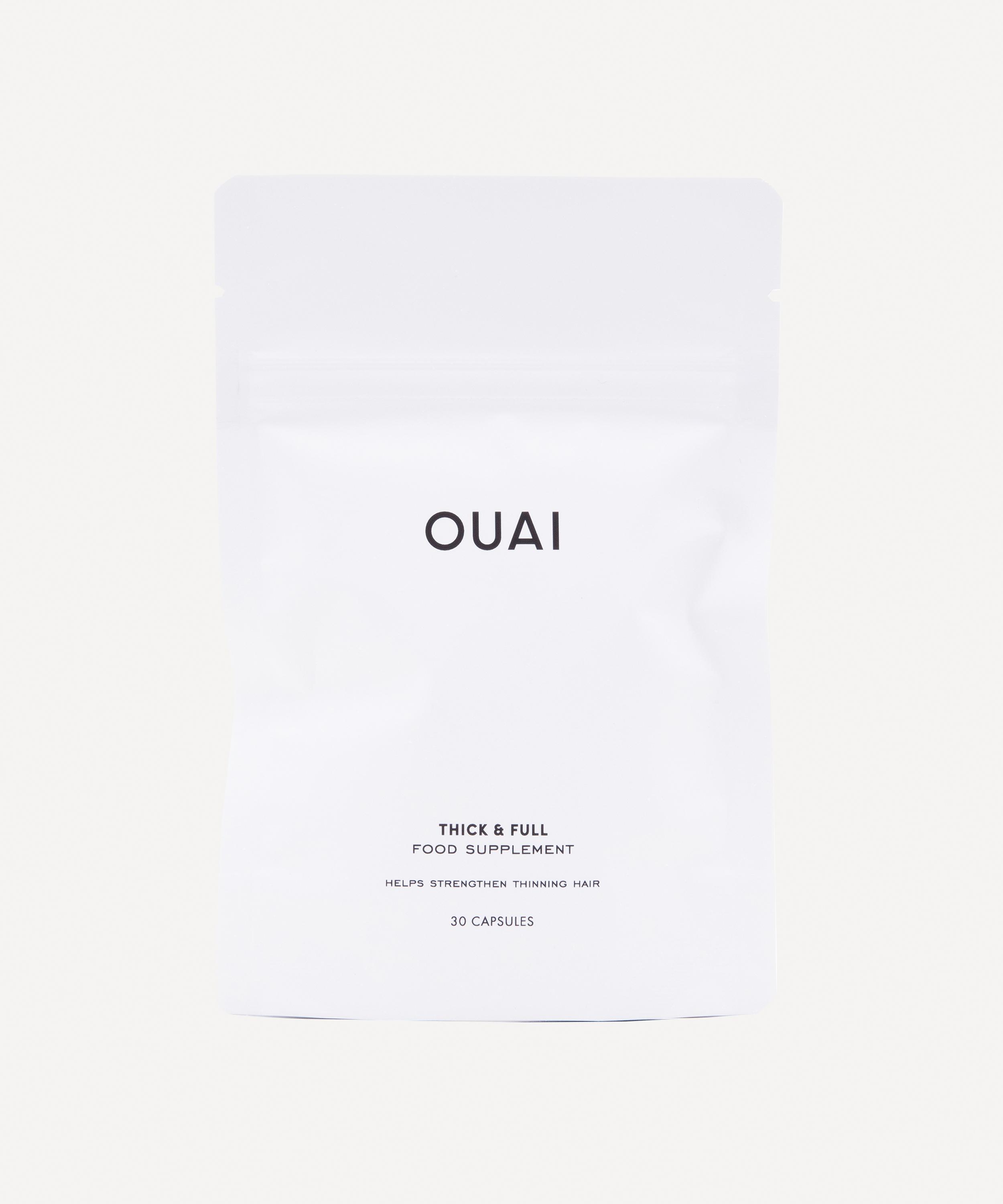 OUAI - Thick & Full Hair Supplement 30 Capsules Refill image number 0
