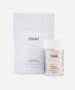 OUAI - Thick & Full Hair Supplement 30 Capsules Refill image number 1