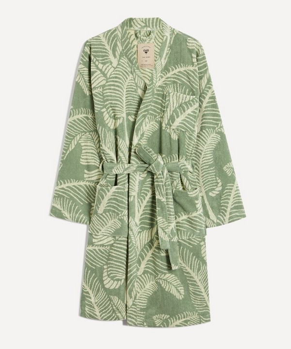 OAS - The Banana Leaf Terry Robe image number null