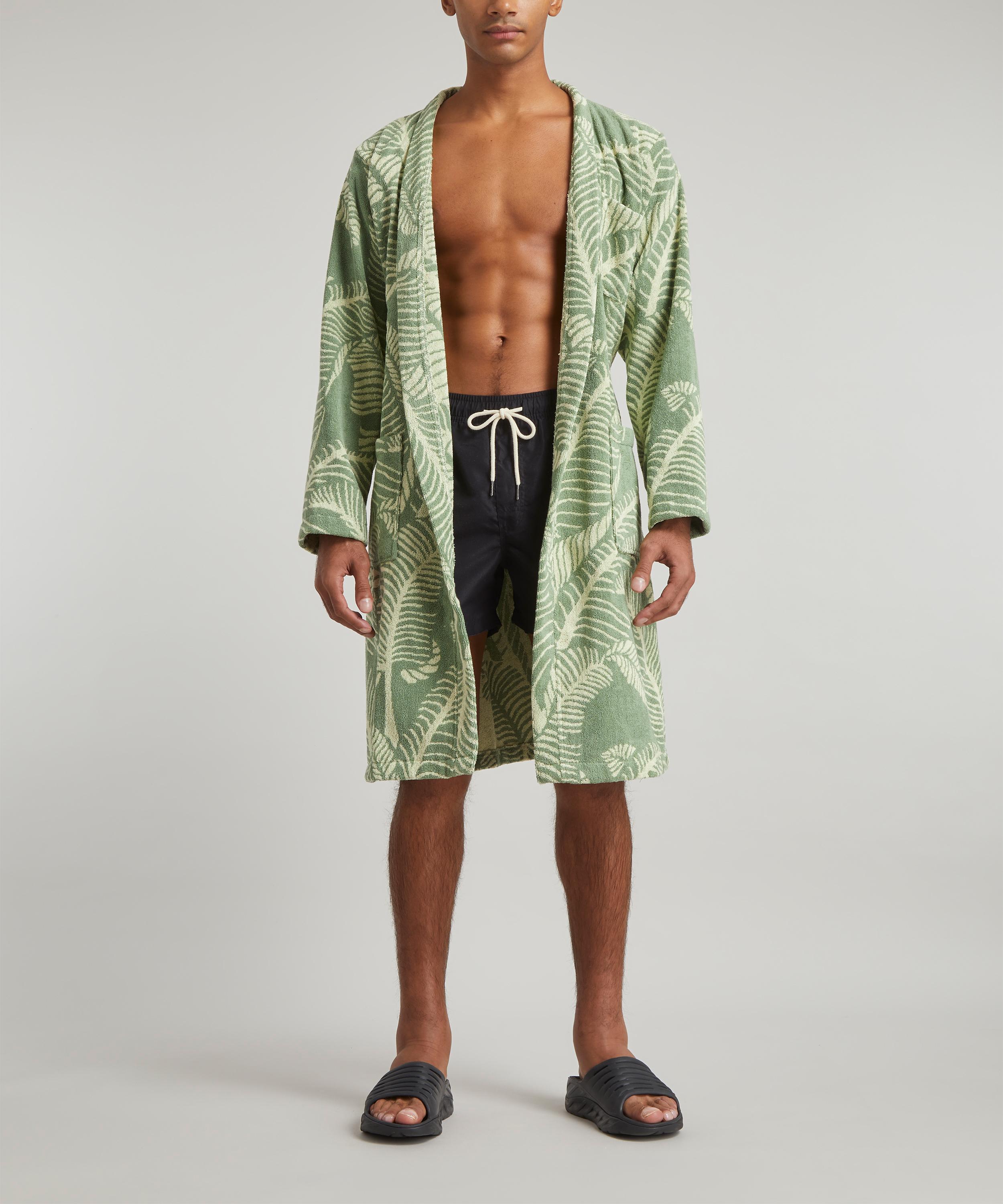 OAS - The Banana Leaf Terry Robe image number 1
