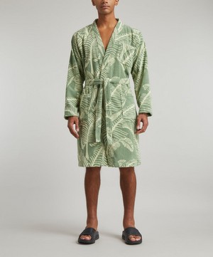 OAS - The Banana Leaf Terry Robe image number 2