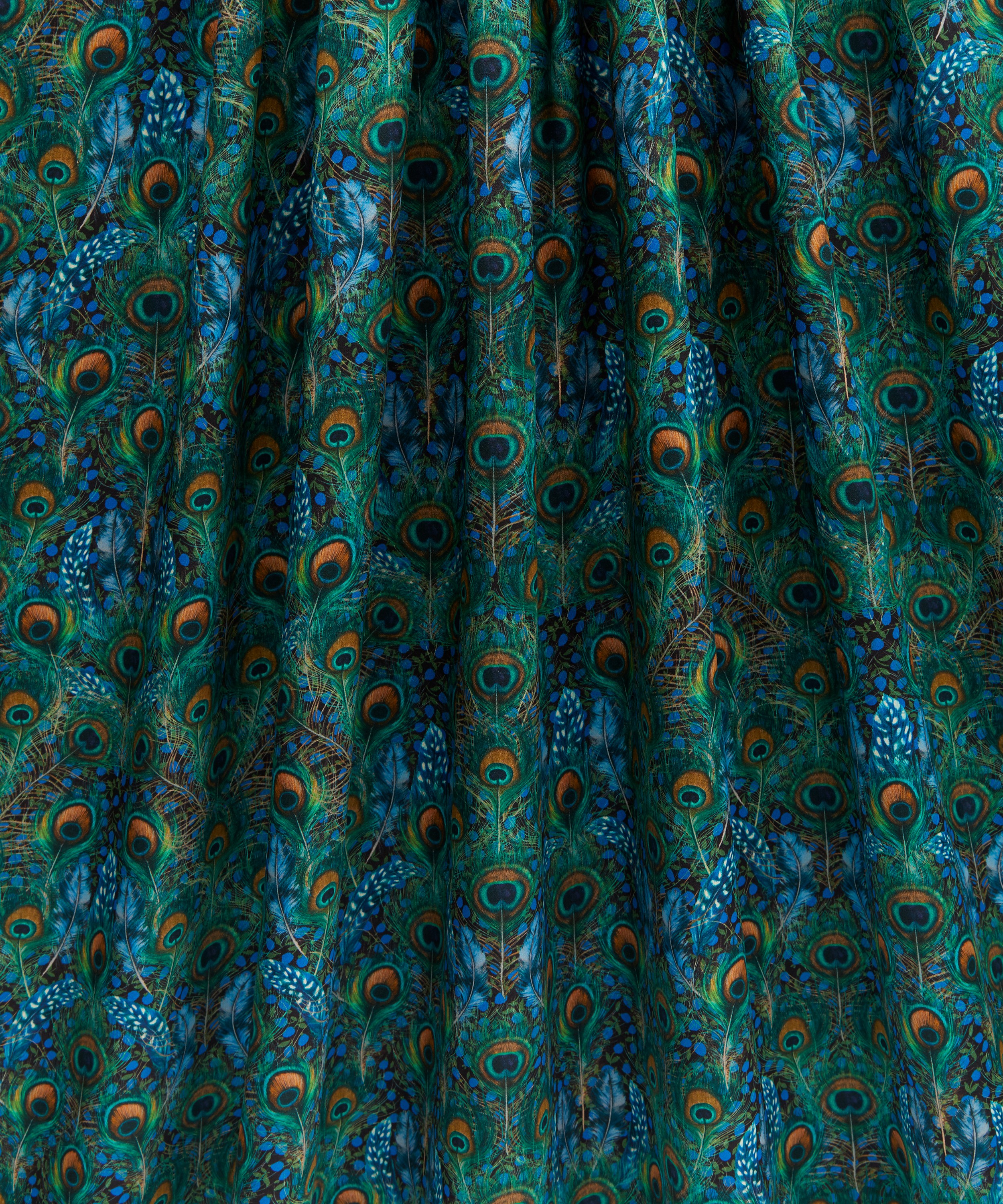 Liberty Fabrics - Peacock Manor Silk Satin image number 3