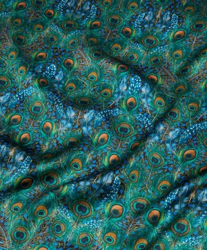 Liberty Fabrics - Peacock Manor Silk Satin image number 4