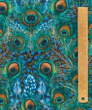 Liberty Fabrics - Peacock Manor Silk Satin image number 5