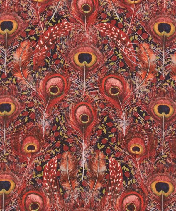 Liberty Fabrics - Peacock Manor Silk Satin image number 0