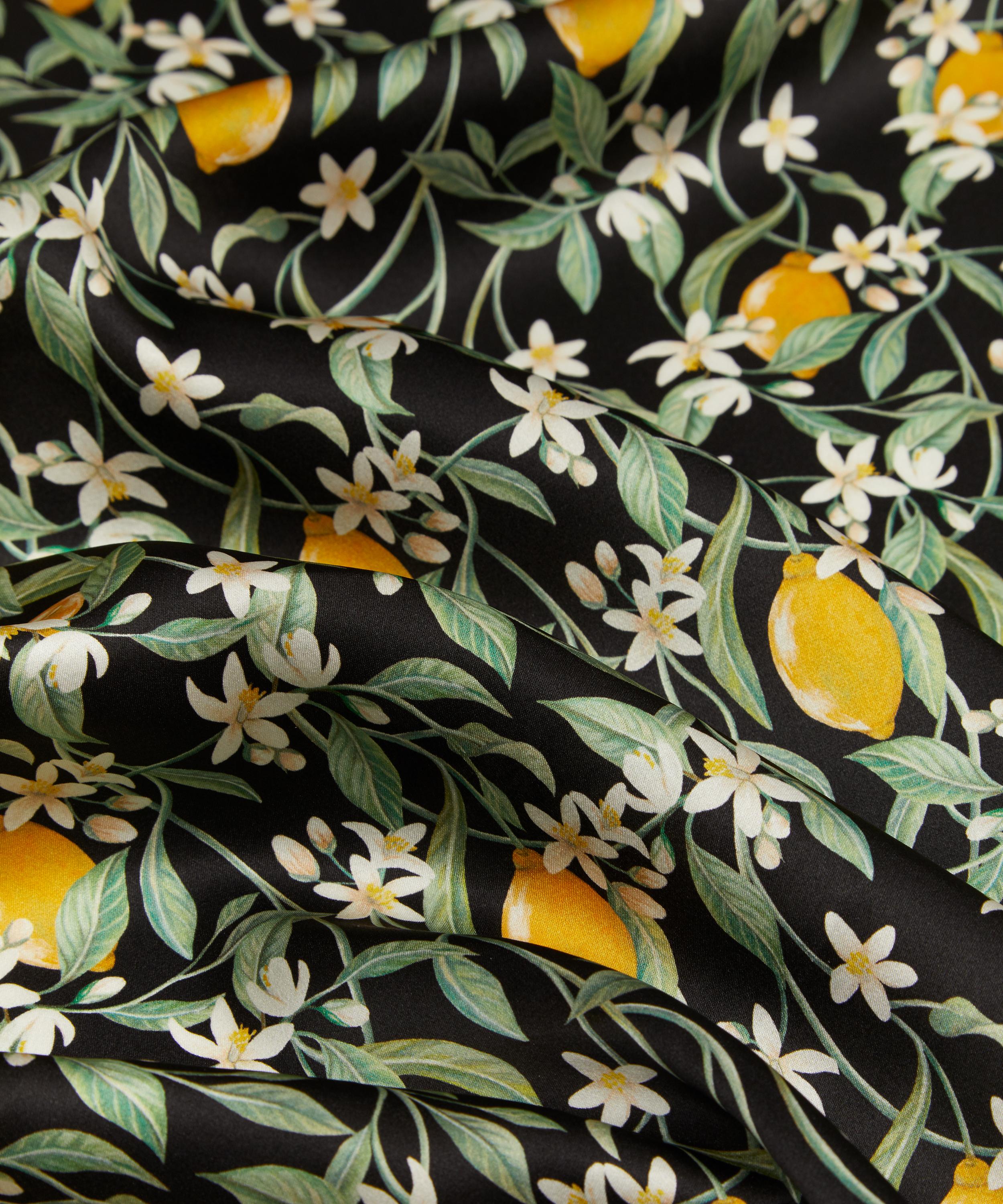 Liberty Fabrics - Lemon Blossom Silk Satin image number 3