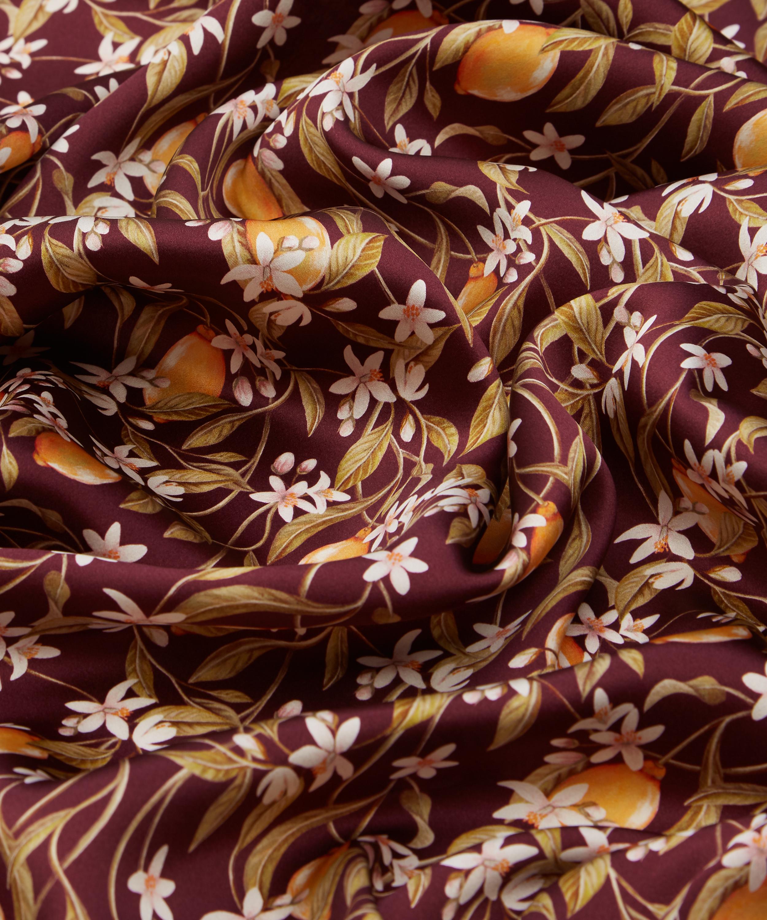Liberty Fabrics - Lemon Blossom Silk Satin image number 3