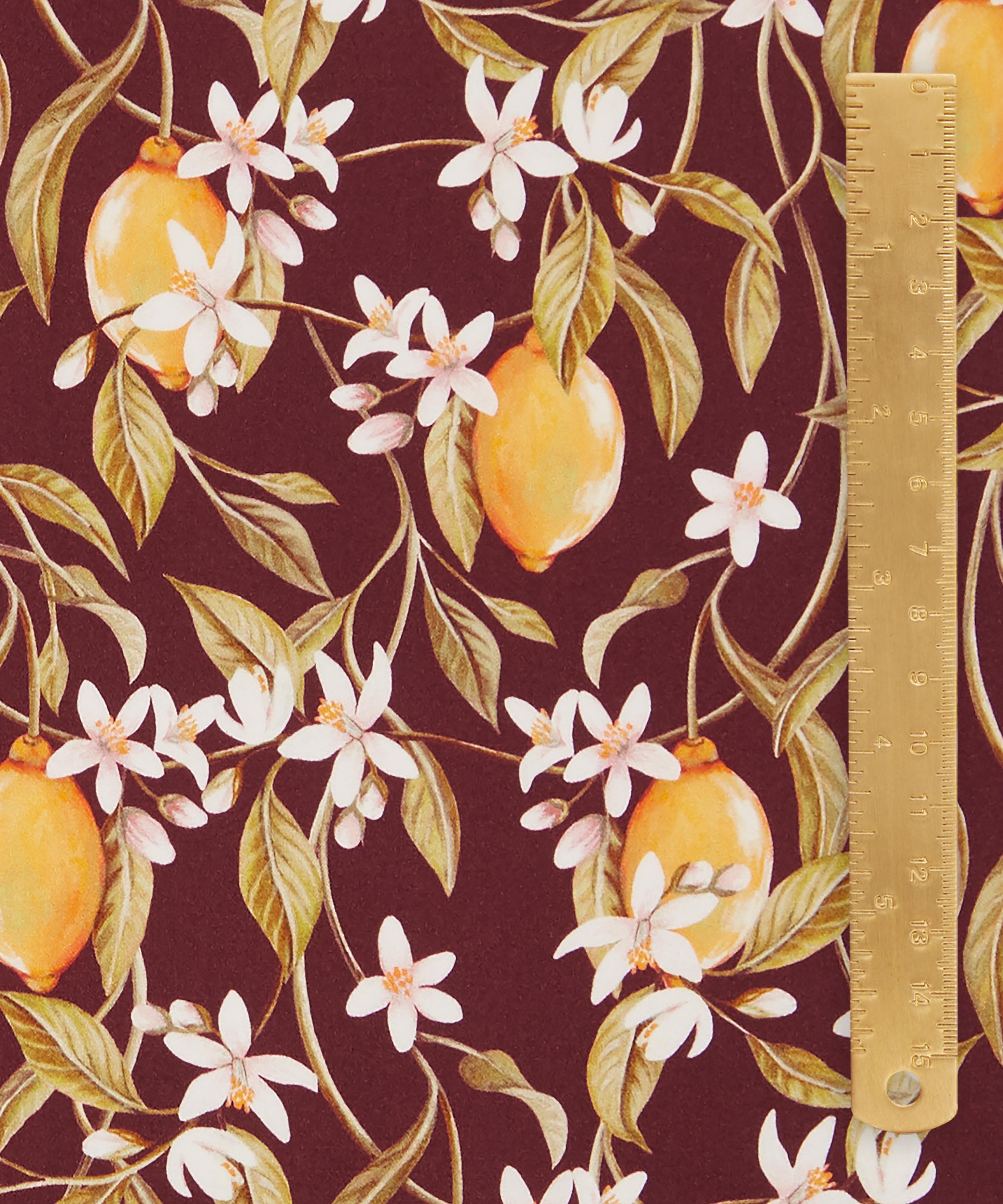 Liberty Fabrics - Lemon Blossom Silk Satin image number 4