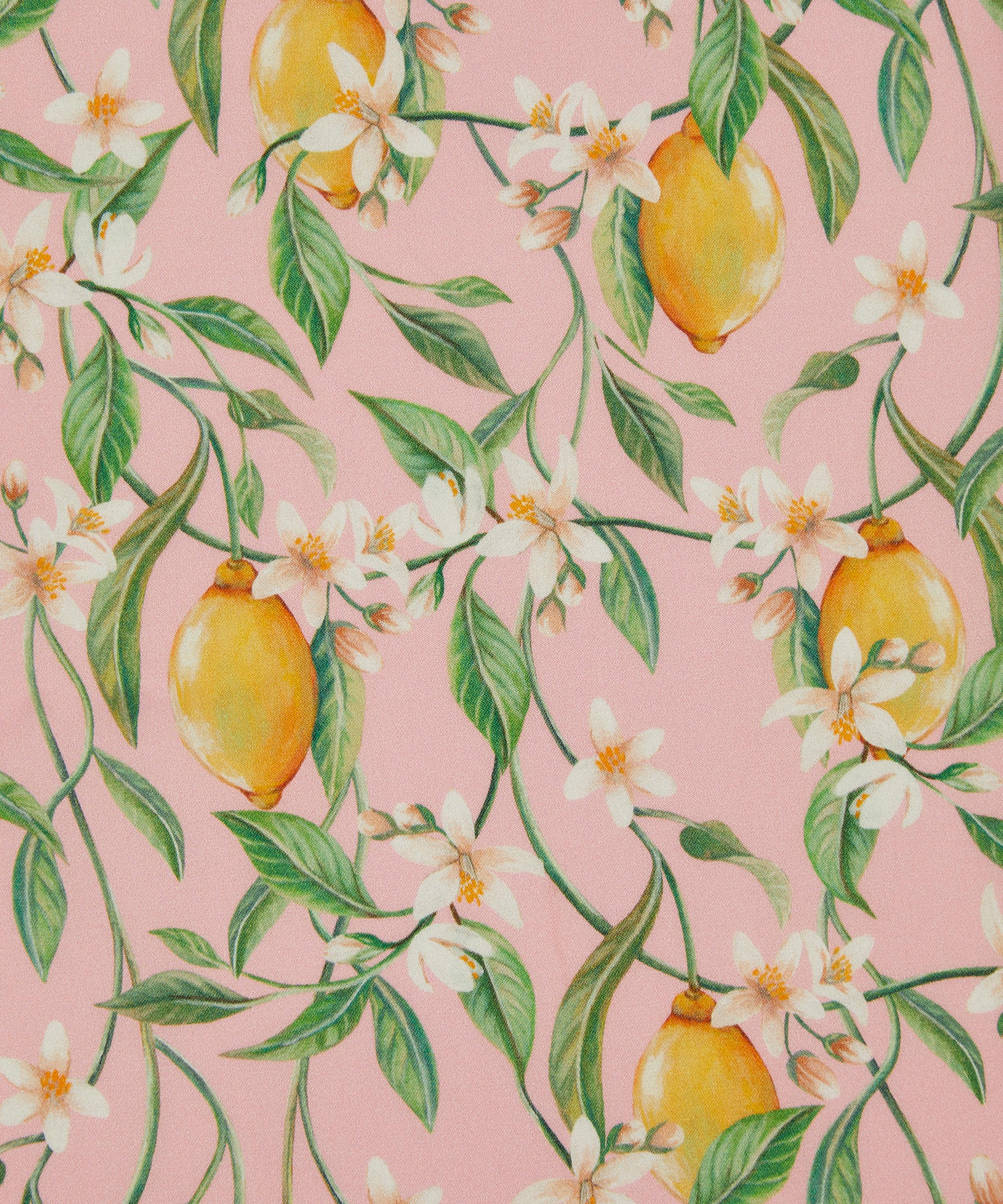 Liberty Fabrics - Lemon Blossom Silk Satin image number 0