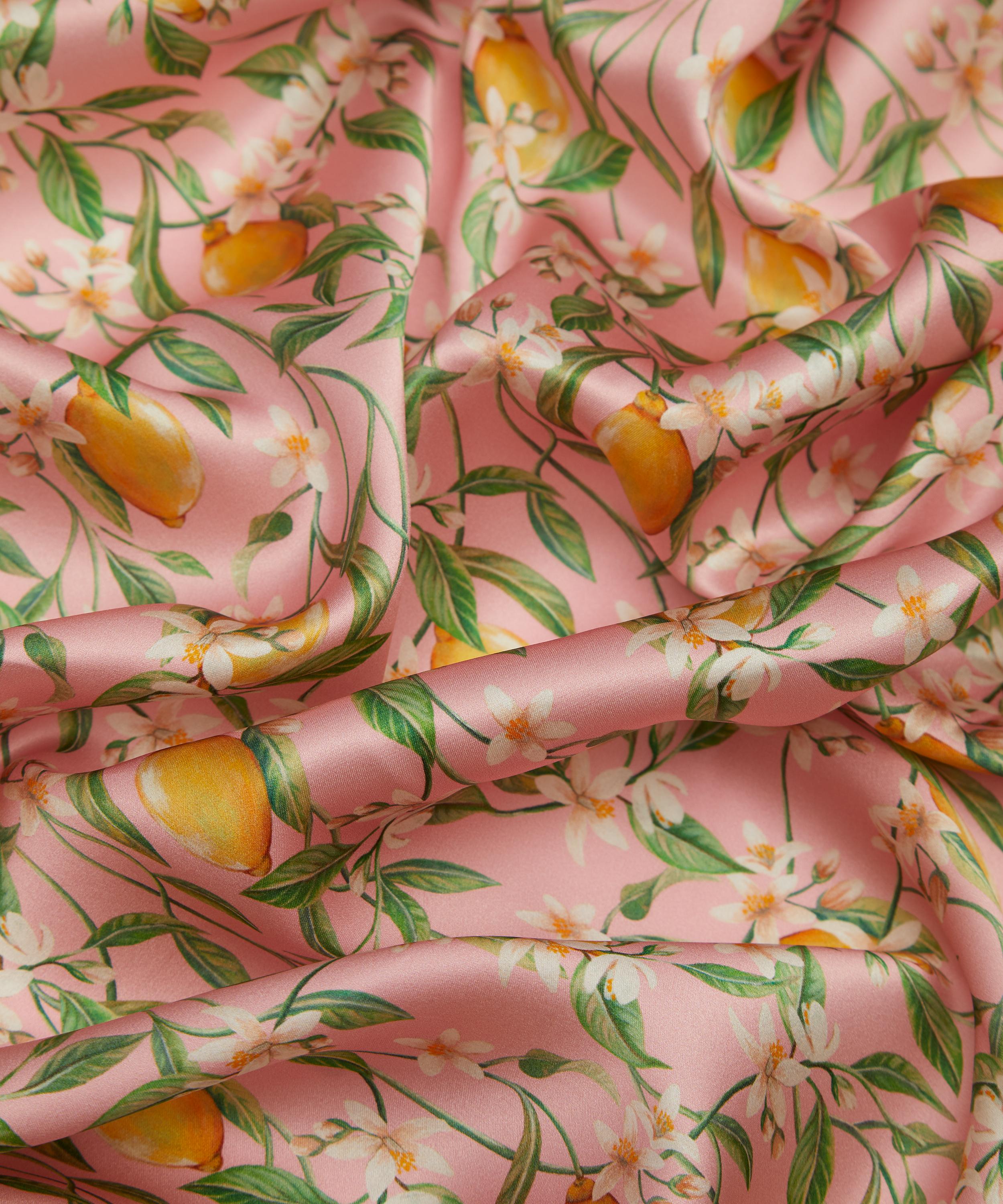 Liberty Fabrics - Lemon Blossom Silk Satin image number 3