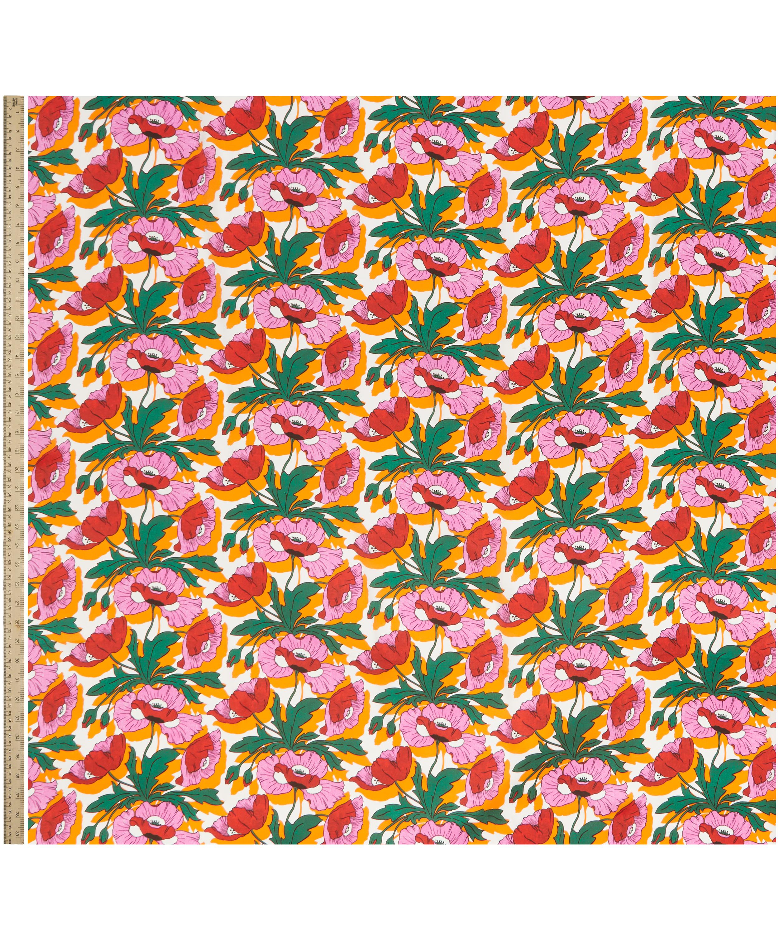 Liberty Fabrics - Butterfield Poppy Silk Satin image number 1
