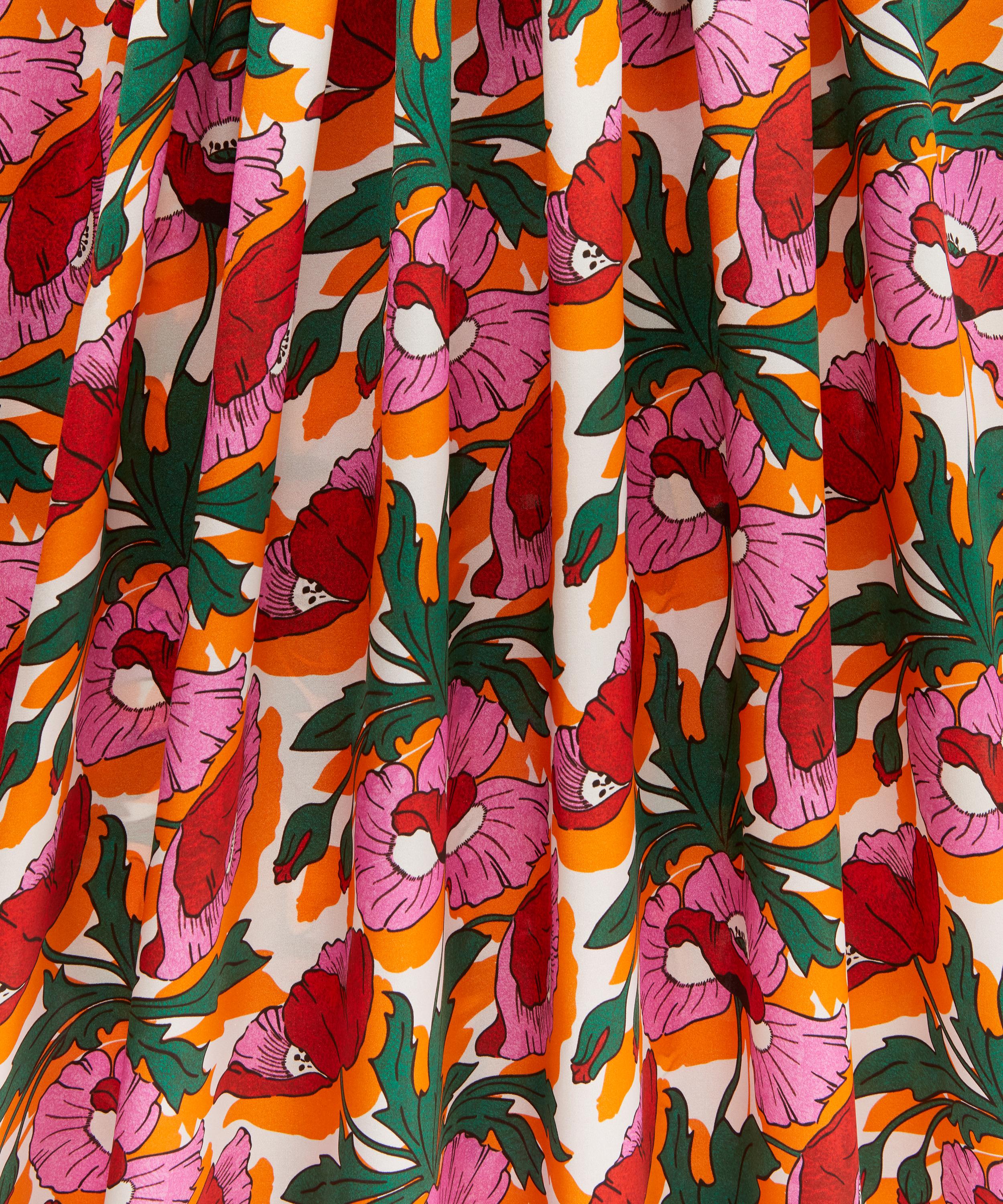 Liberty Fabrics - Butterfield Poppy Silk Satin image number 2