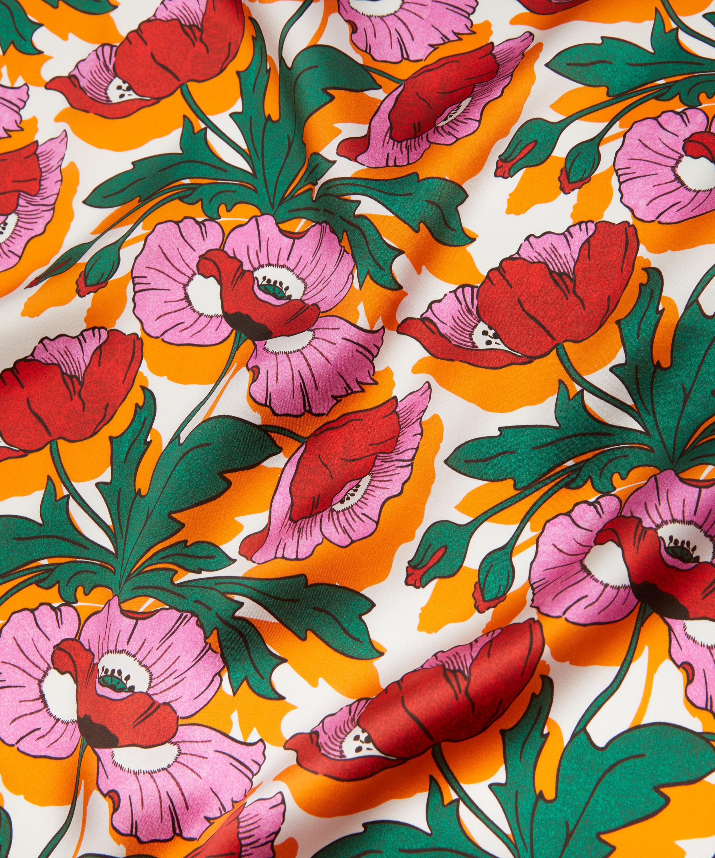 Liberty Fabrics - Butterfield Poppy Silk Satin image number 3