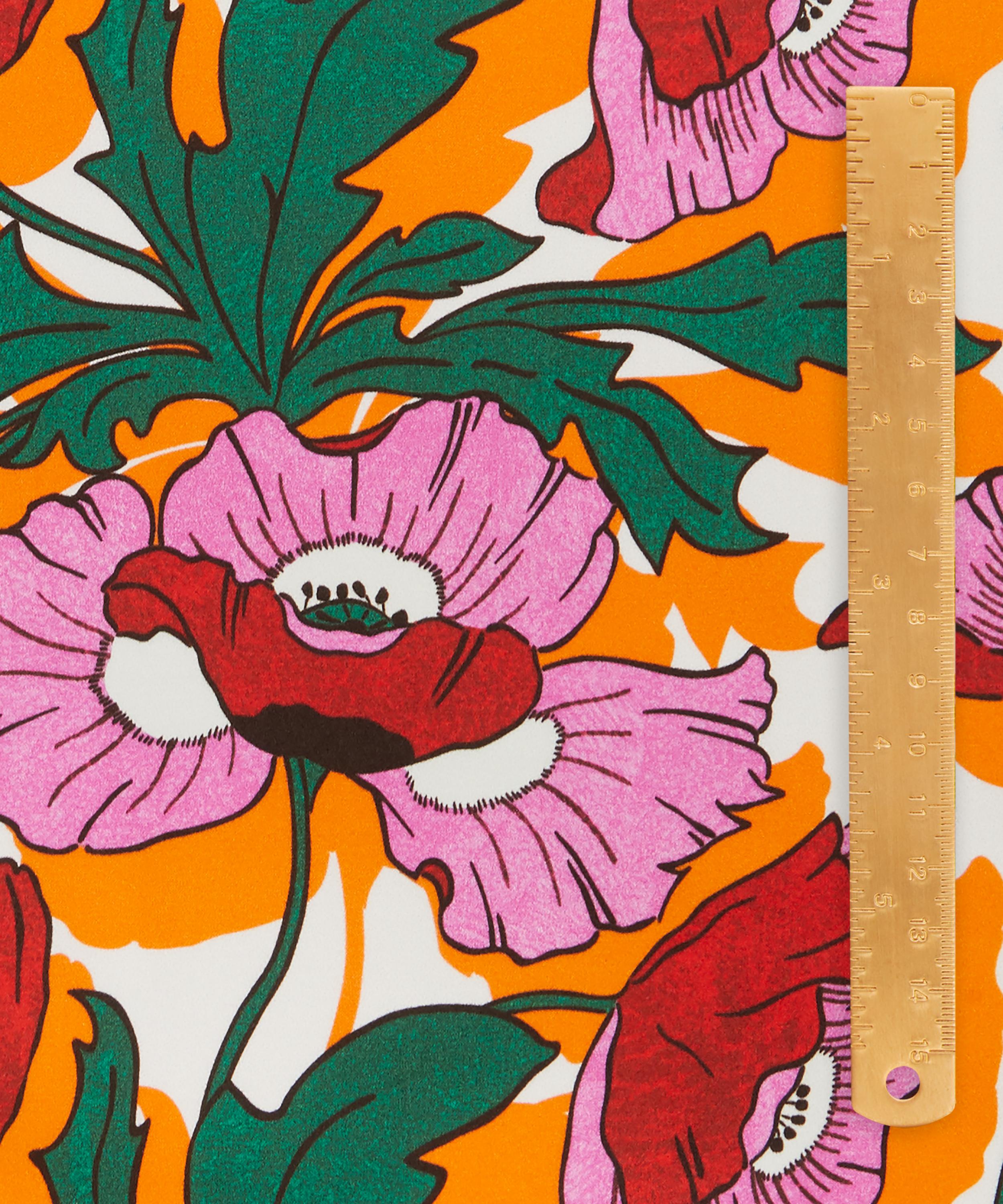 Liberty Fabrics - Butterfield Poppy Silk Satin image number 4