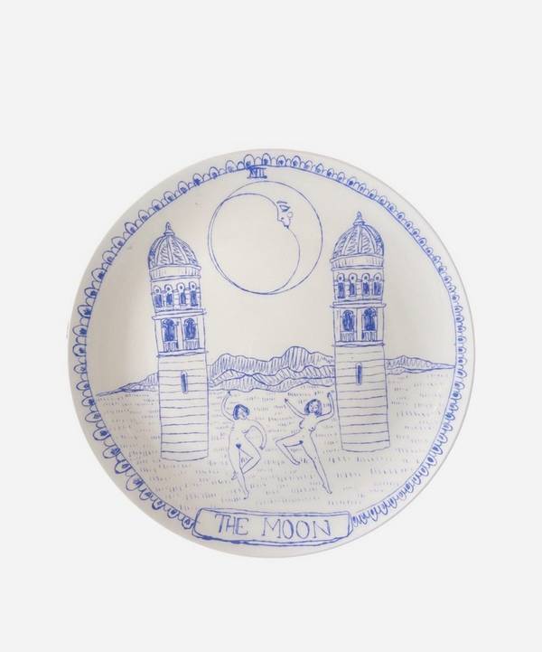 Josephine Dessine - Moon Tarot Porcelain Plate