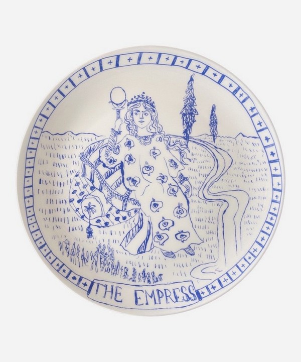 Josephine Dessine - Empress Tarot Porcelain Plate image number null