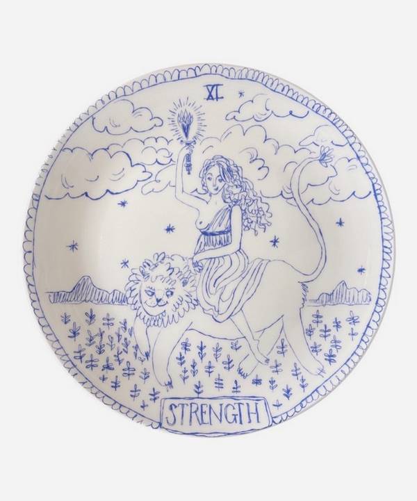 Josephine Dessine - Strength Tarot Porcelain Plate