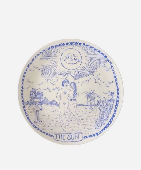 Josephine Dessine - The Sun Tarot Porcelain Plate