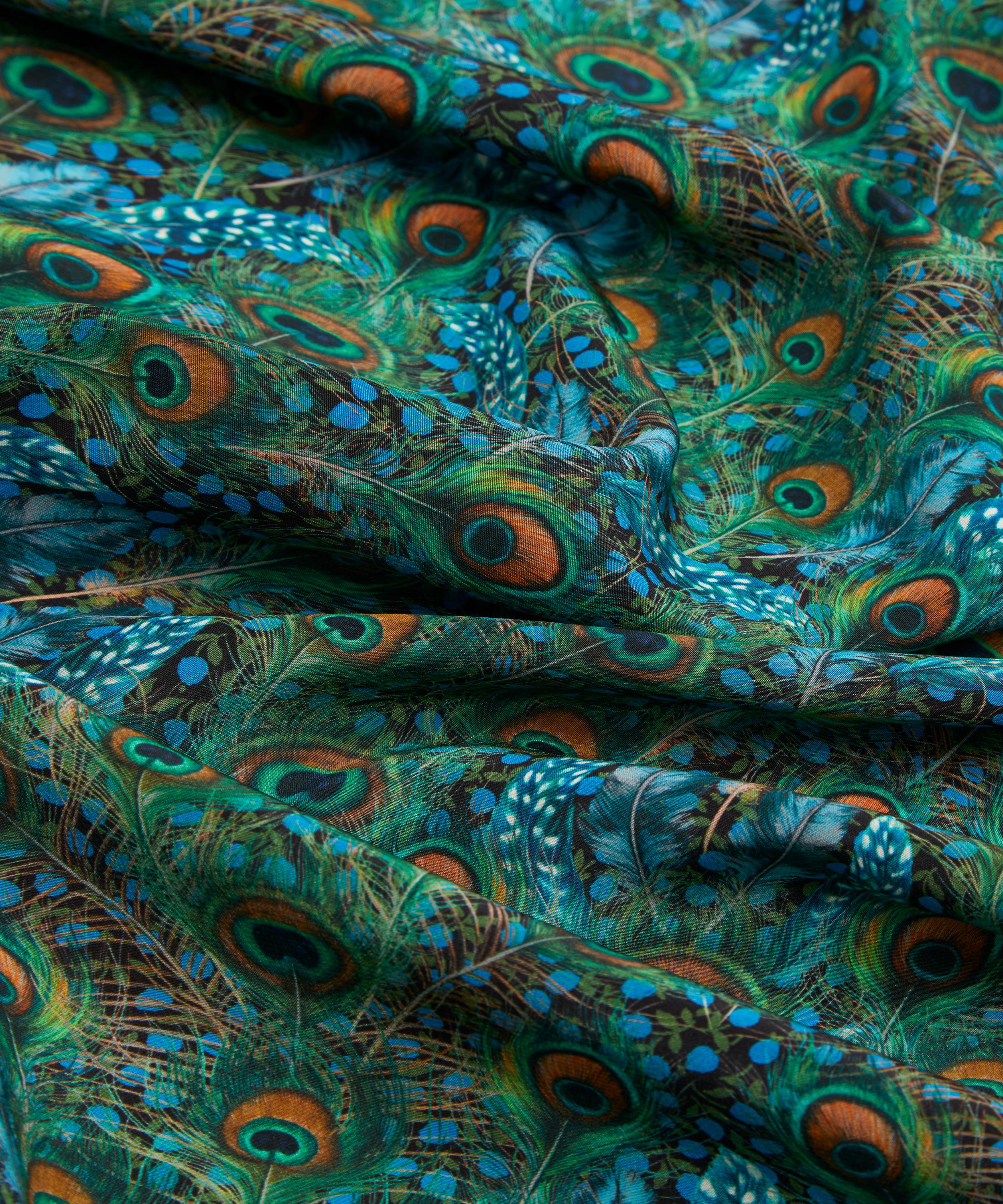 Liberty Fabrics - Peacock Manor Crepe de Chine image number 3