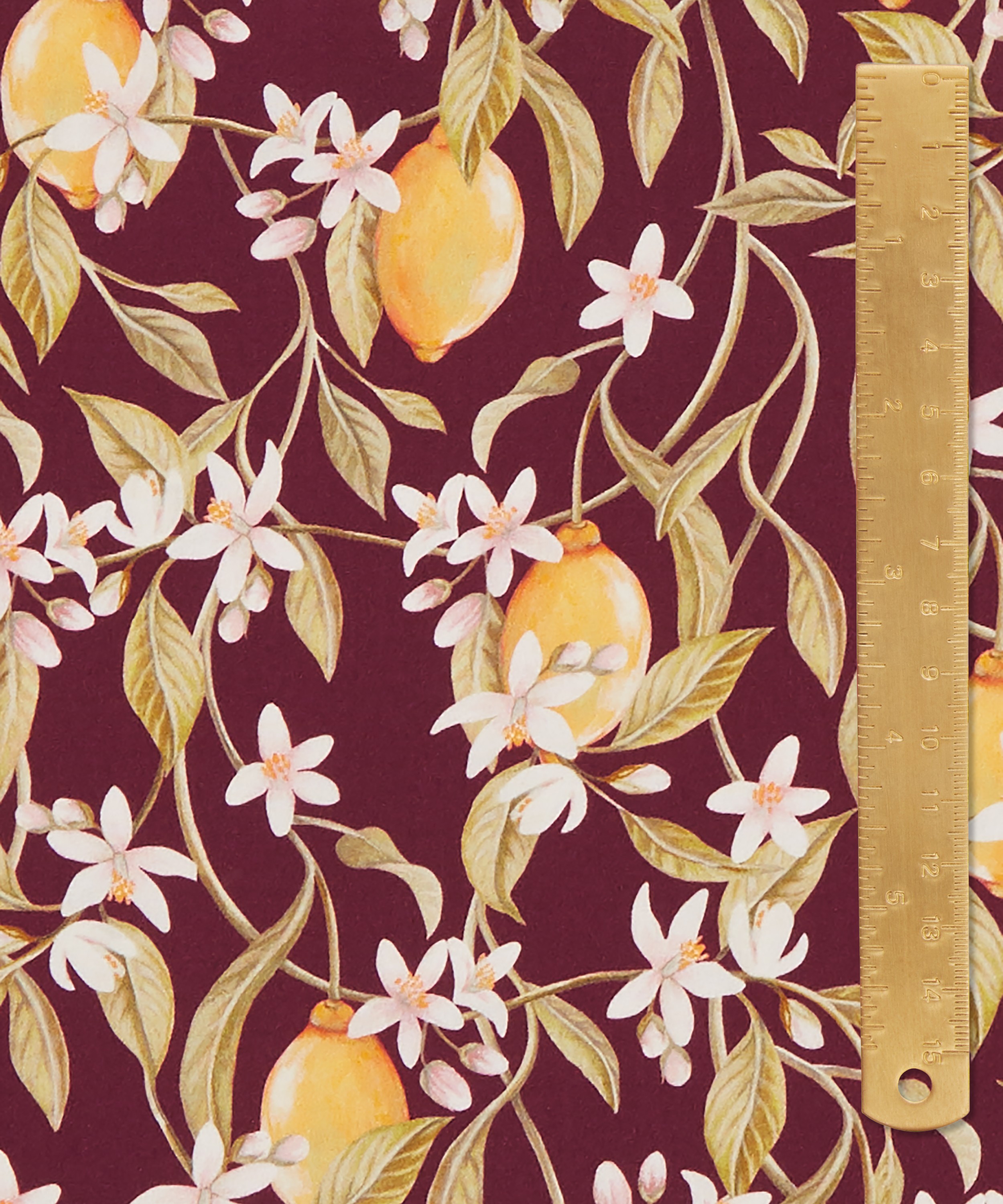 Liberty Fabrics - Lemon Blossom Crepe de Chine image number 4