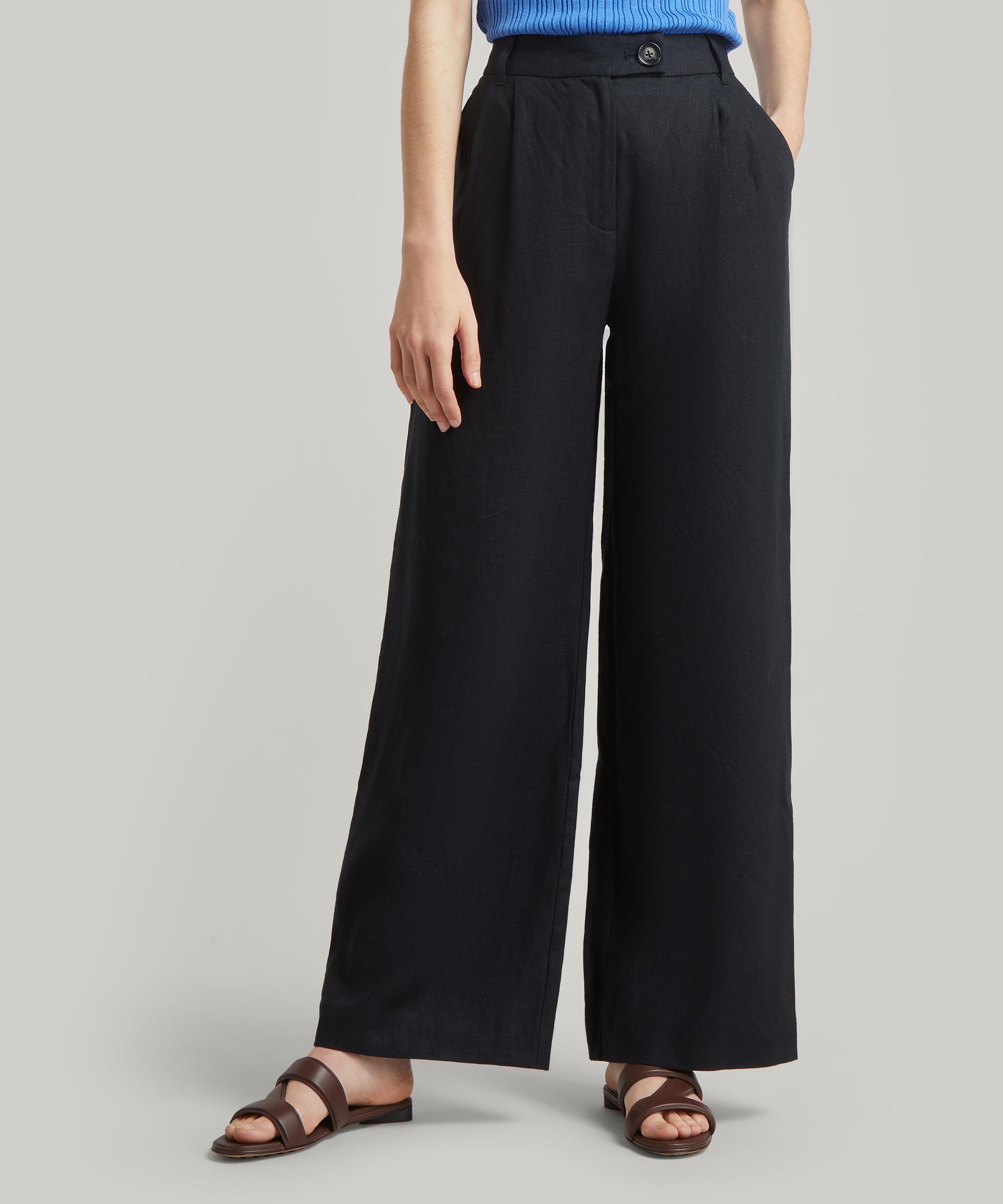Aligne - Fanita Wide-Leg Linen Trousers image number 1