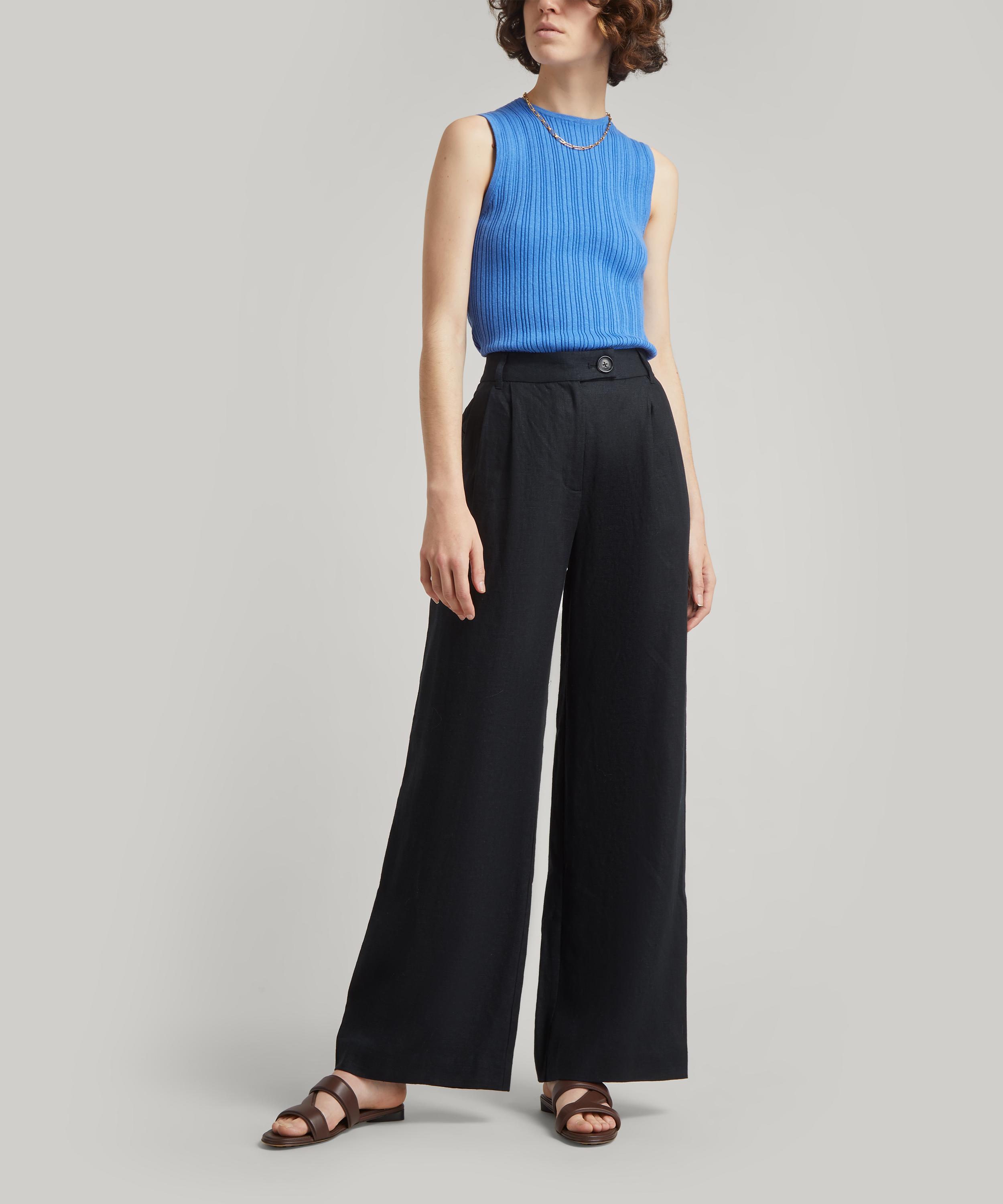 Aligne - Fanita Wide-Leg Linen Trousers image number 2