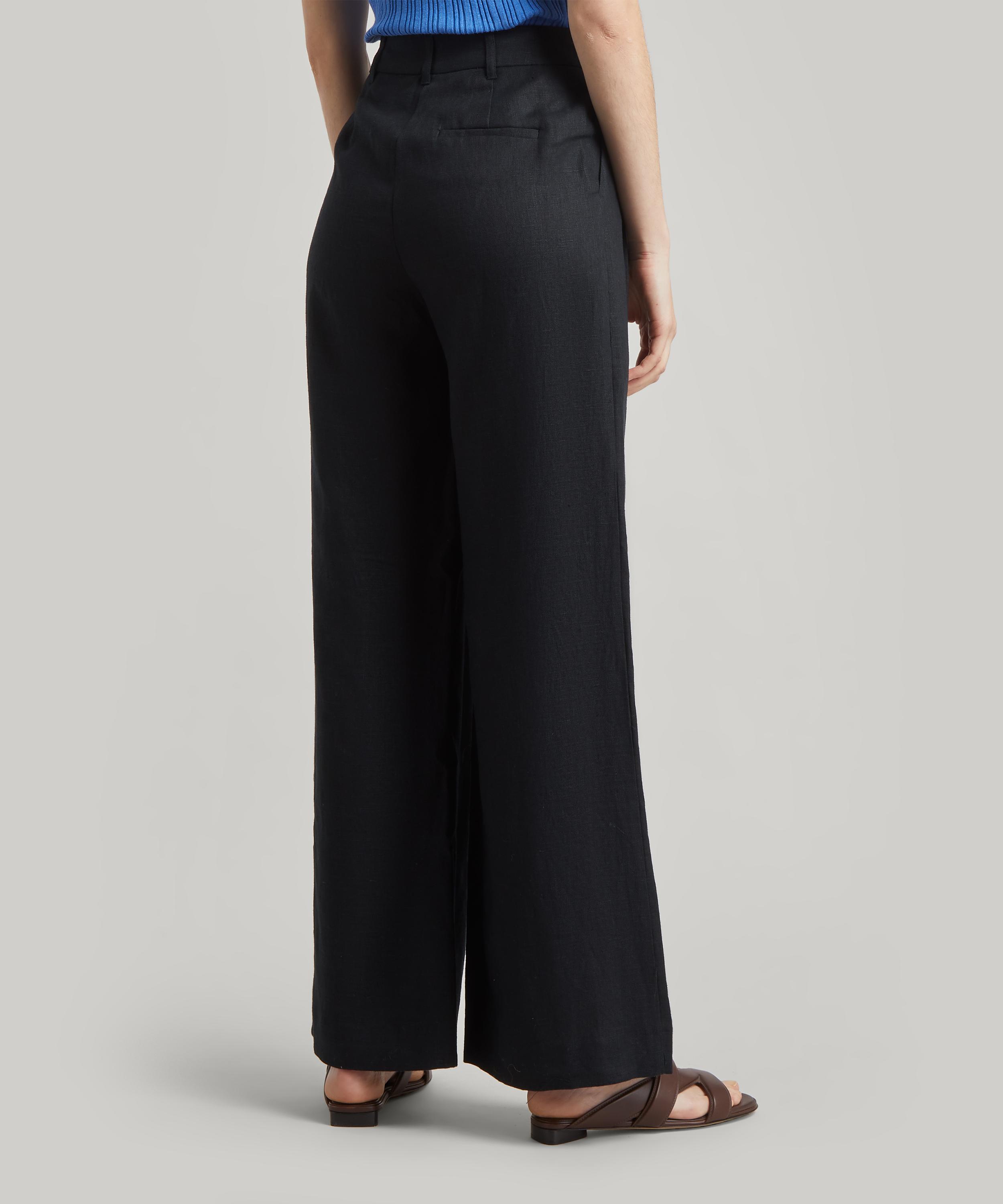 Aligne - Fanita Wide-Leg Linen Trousers image number 3