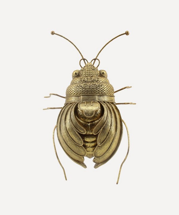Rockett St George - Gold Beetle Wall Hanging image number null