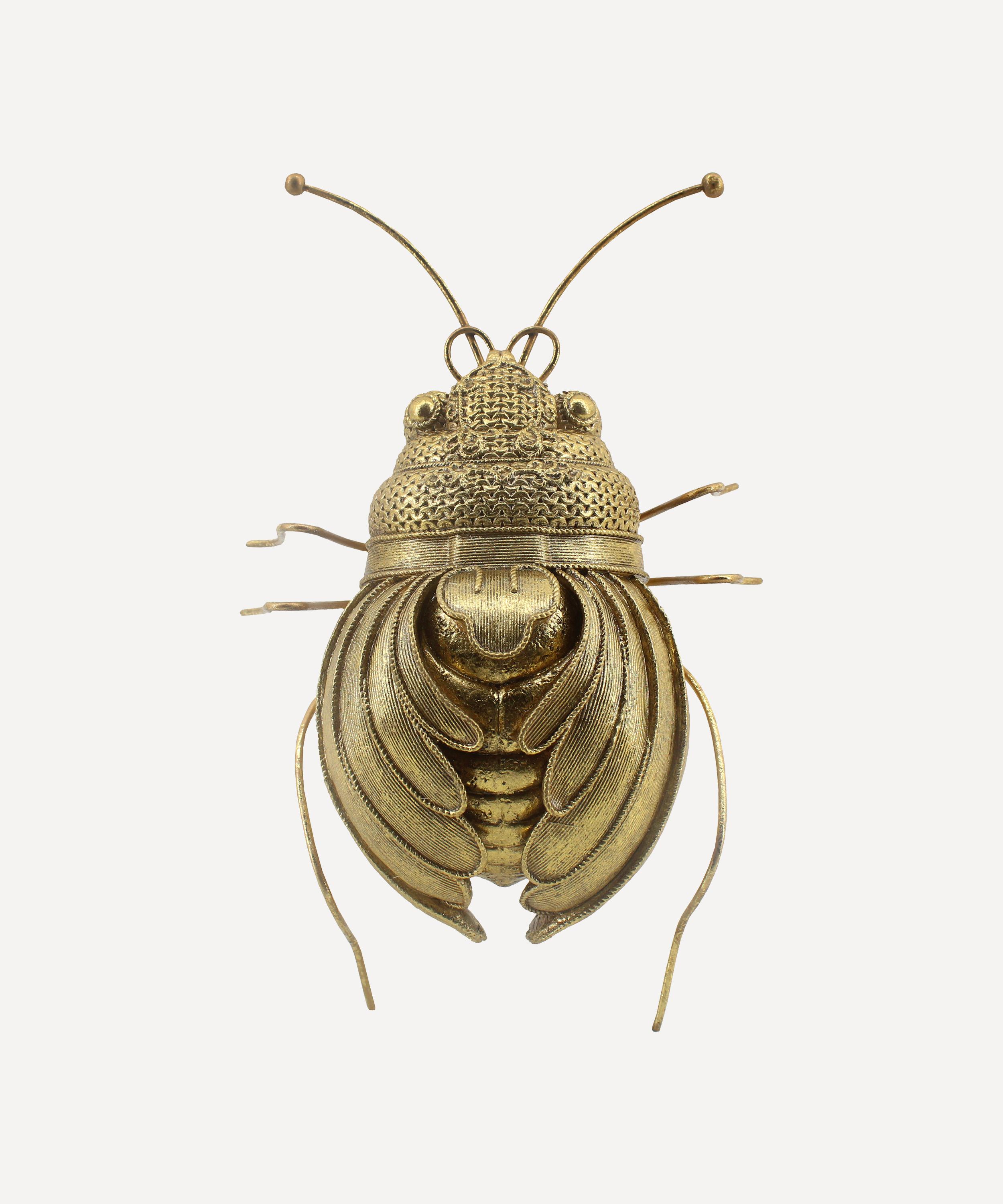 Rockett St George - Gold Beetle Wall Hanging image number 0