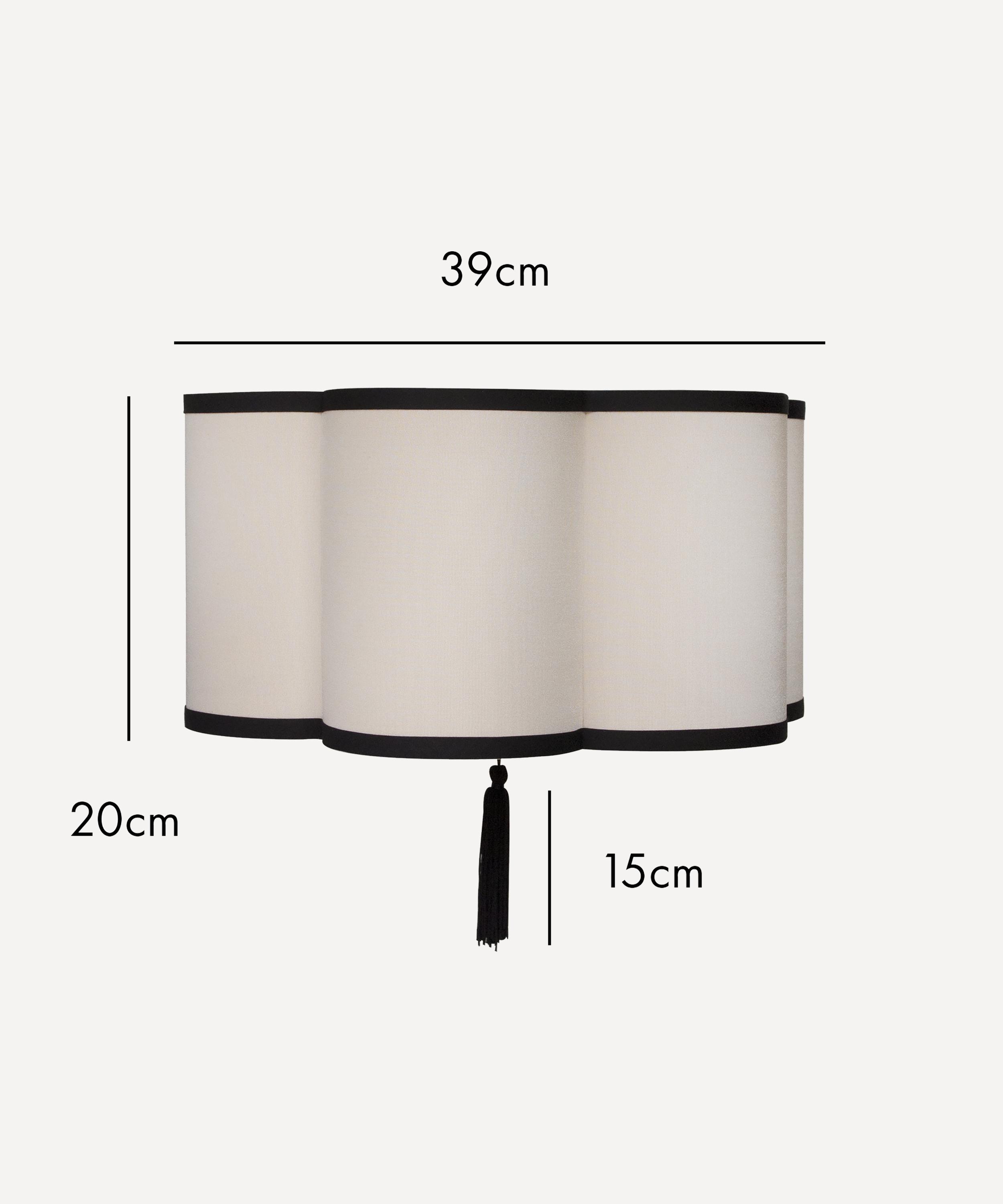 Black lantern deals lampshade