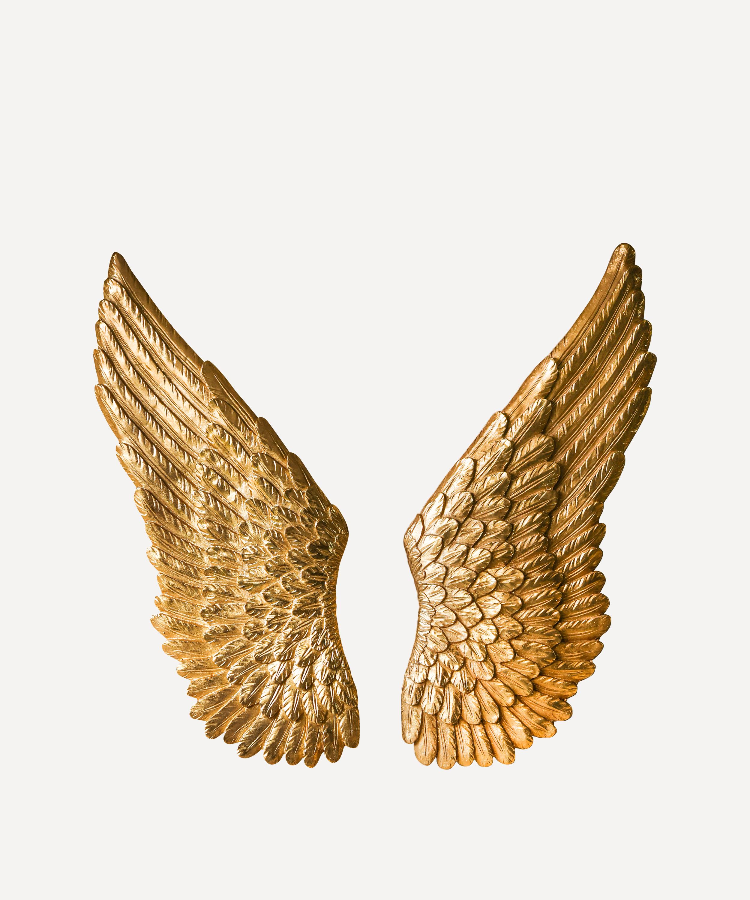 Rockett St George Gold Angel Wings Wall Art