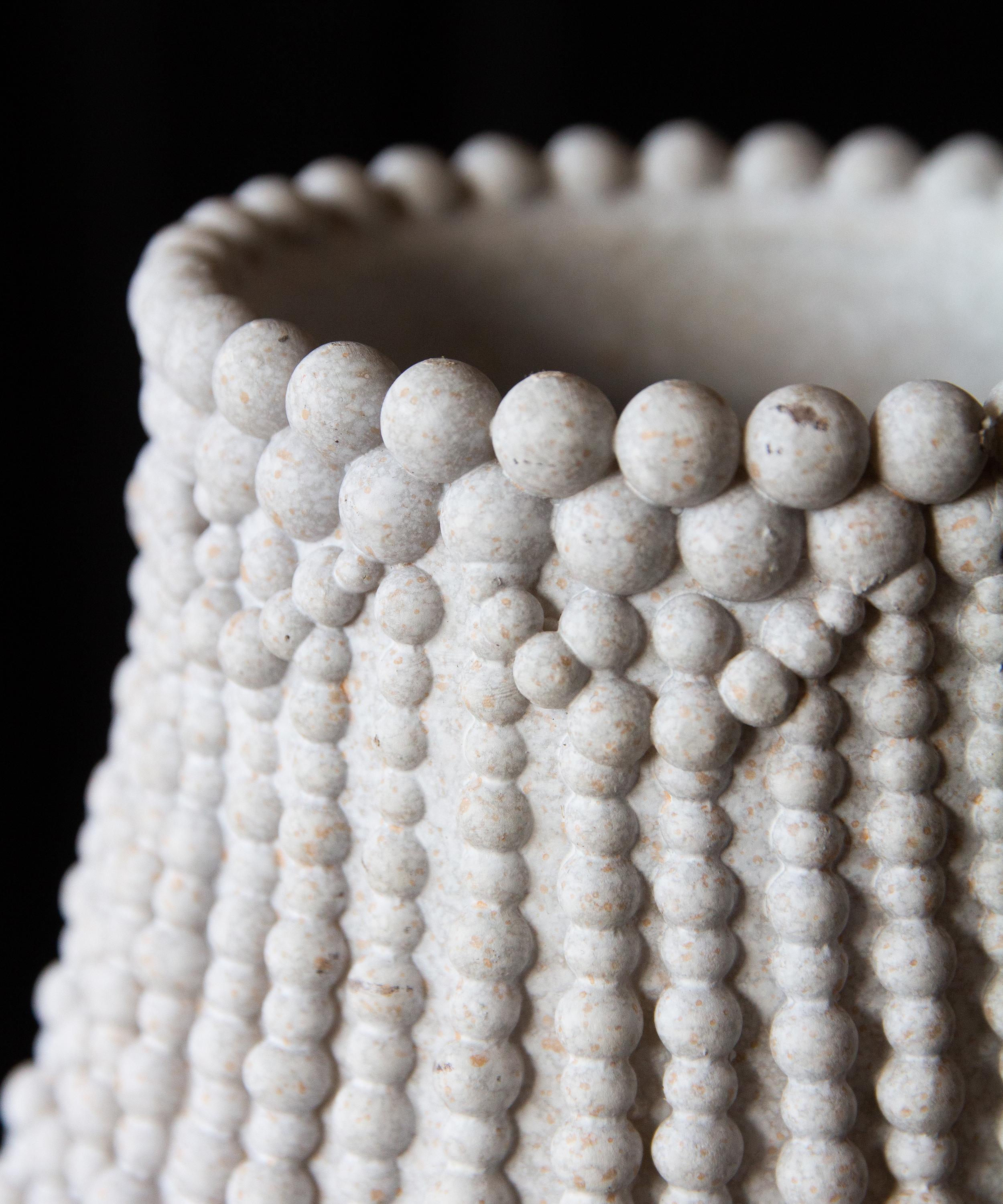 Rockett St George - White Bead Effect Chandelier Vase image number 3