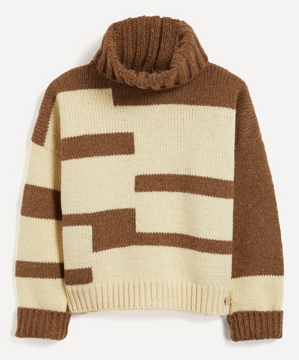 Loopy Ewes - Rafter Jumper Mocha S-M image number null