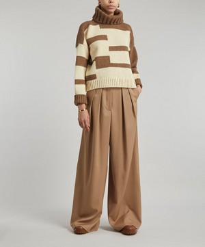 Loopy Ewes - Rafter Jumper Mocha S-M image number 2