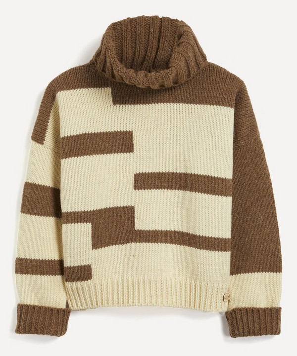Loopy Ewes - Rafter Jumper Mocha M-L image number null