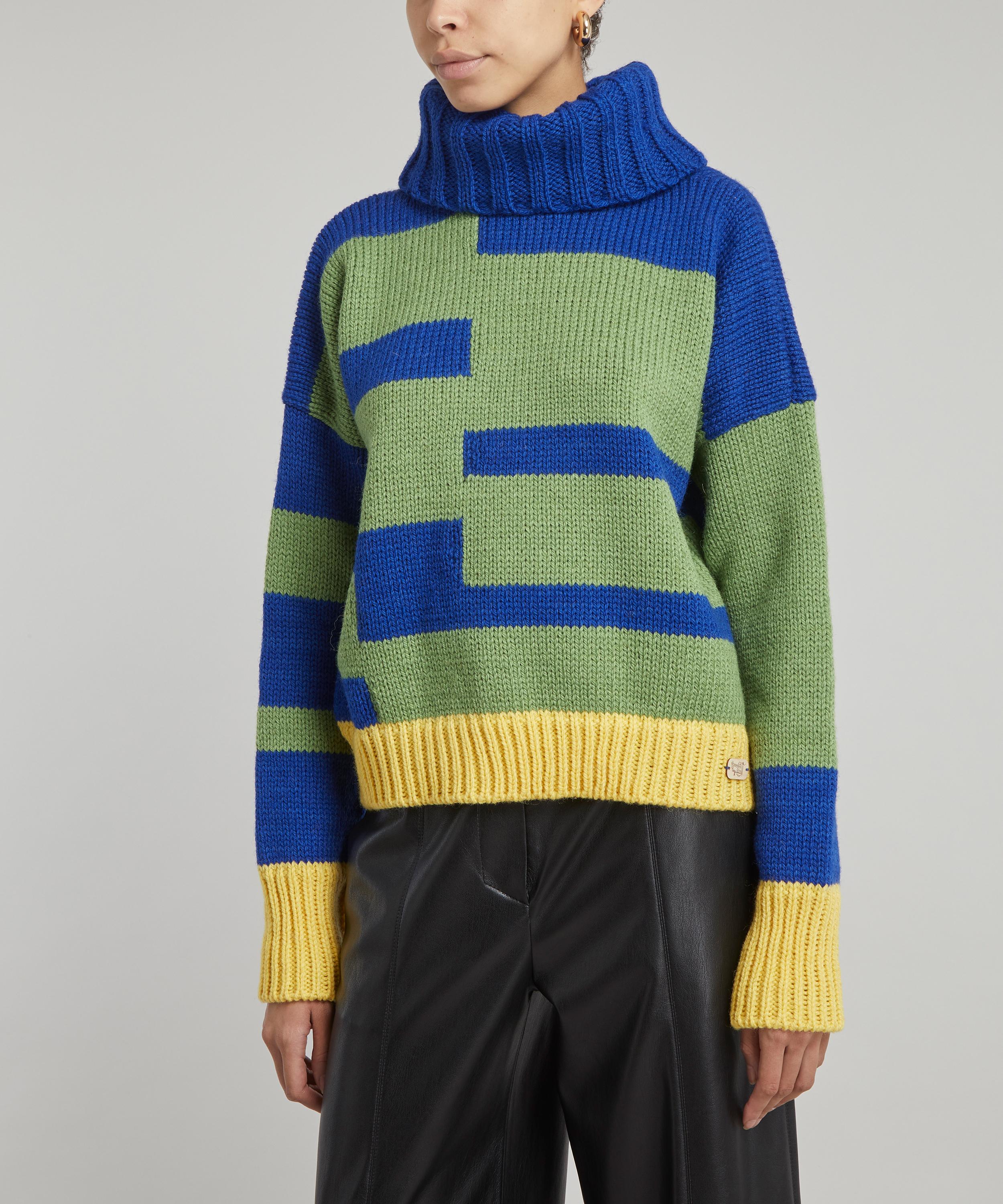 Loopy Ewes - Royal Blue Rafter Jumper image number 1