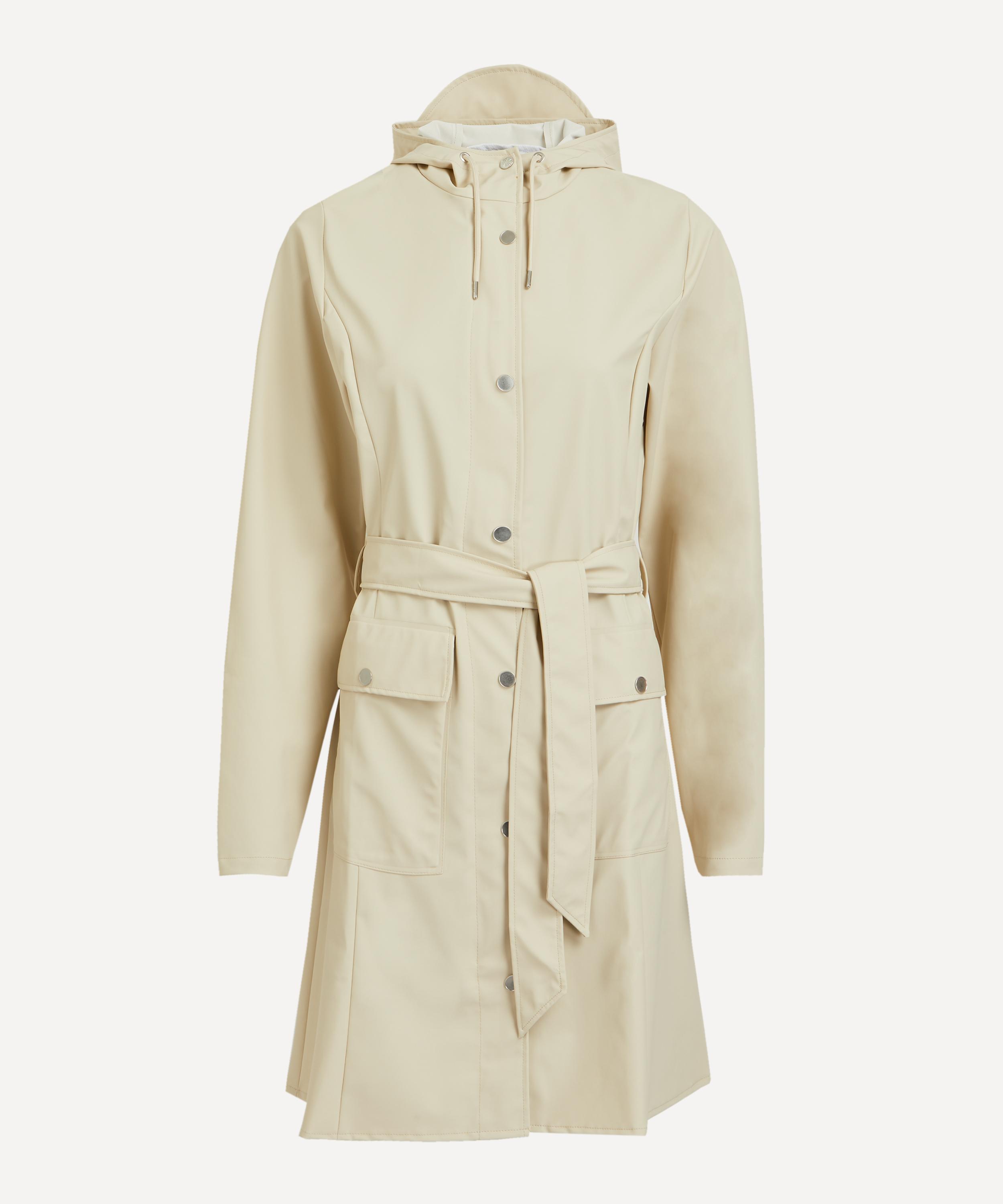 Scandi Trench Rain Coat - Sand Beige